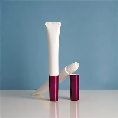 25 ml milieuvriendelijk aangepast logo plastic oog serum crème buis huidverzorging crème oogcrème gezicht cosmetische container met applicator